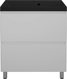 Style Line Тумба под раковину Манхэттен 70 Plus эмаль белая матовая – фотография-4